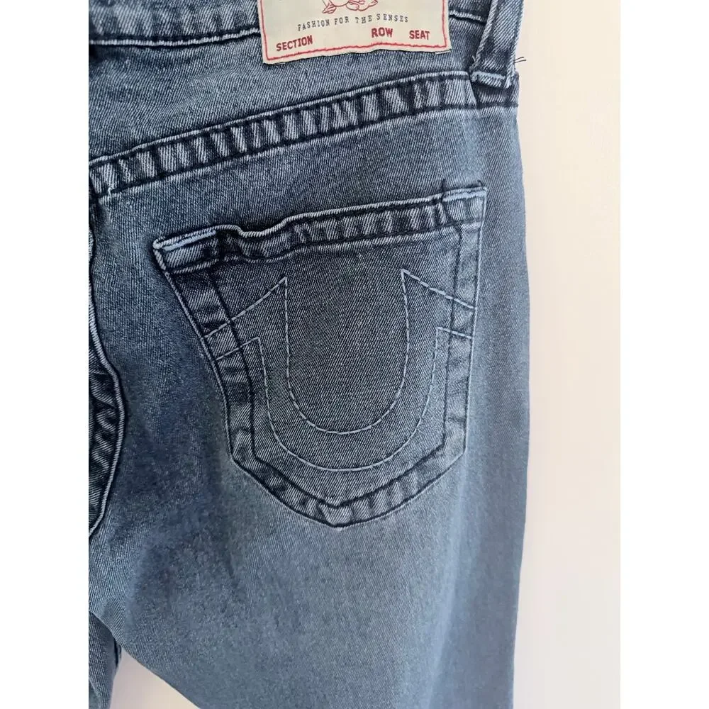 True Religion Ricky Relaxed Fit Dark Wash Denim Jeans-Size 30